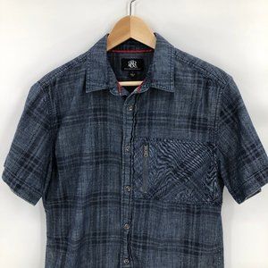 Rock & Republic Casual Button- Down Plaid Top